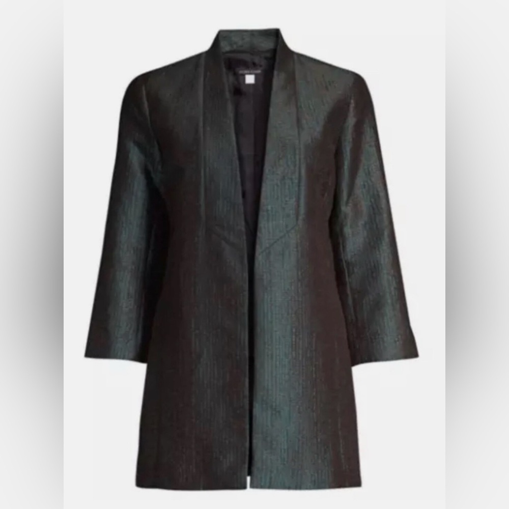 Eileen Fisher Women’s Pine Green - Jacquard Jacket - Size XL - Was $458